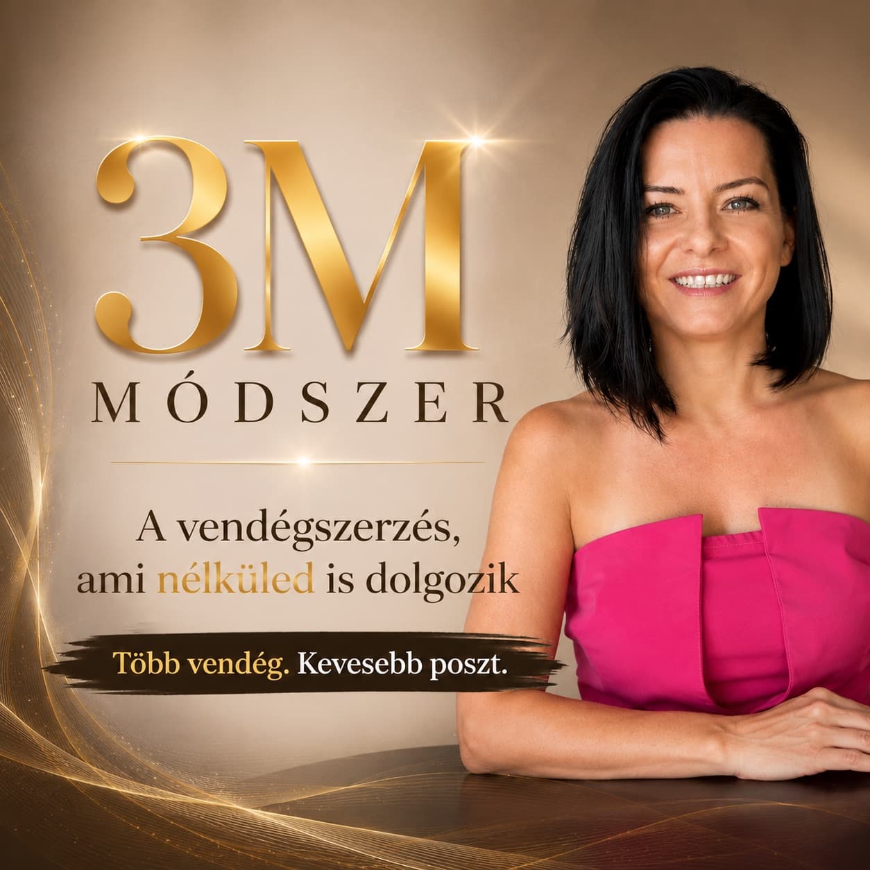 3M Módszer — a vendégszerzés, ami nélküled is dolgozik. Több vendég, kevesebb poszt.