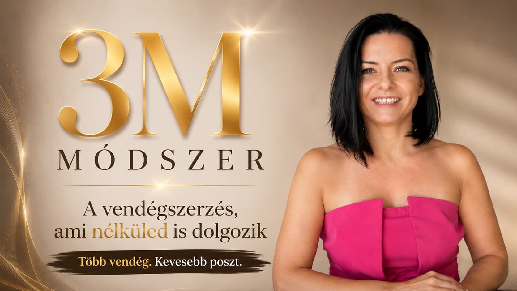 3M Módszer — a vendégszerzés, ami nélküled is dolgozik. Több vendég, kevesebb poszt.
